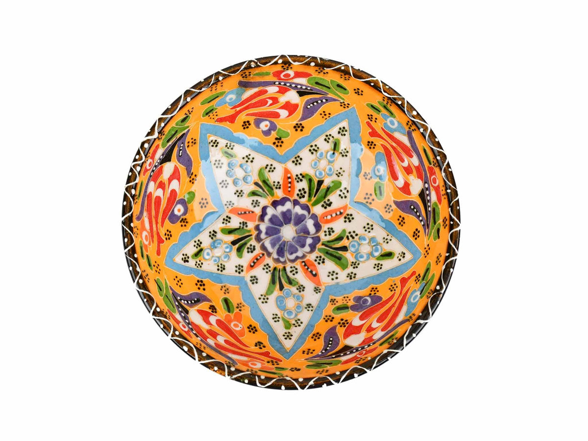 10 cm Turkish Bowls Flower Collection Yellow Ceramic Sydney Grand Bazaar 8 