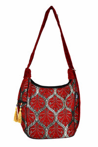 Turkish shoulder bag tradition red