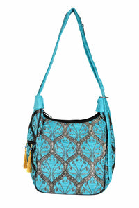 Turkish shoulder bag tradition turquoise