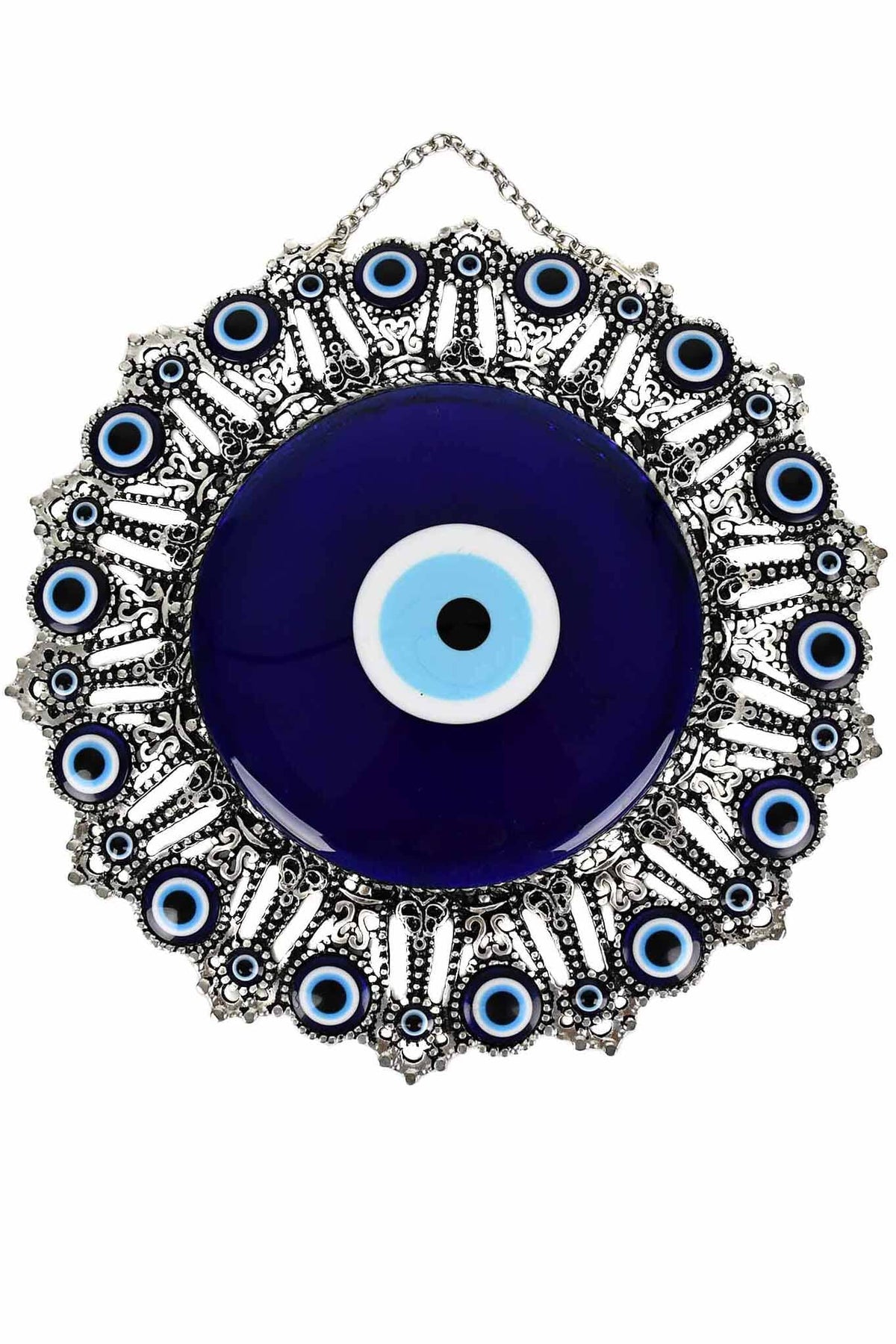 Evil Eye Glass Round Wide Frame Extra Large Design 1 Evil Eye Sydney Grand Bazaar 