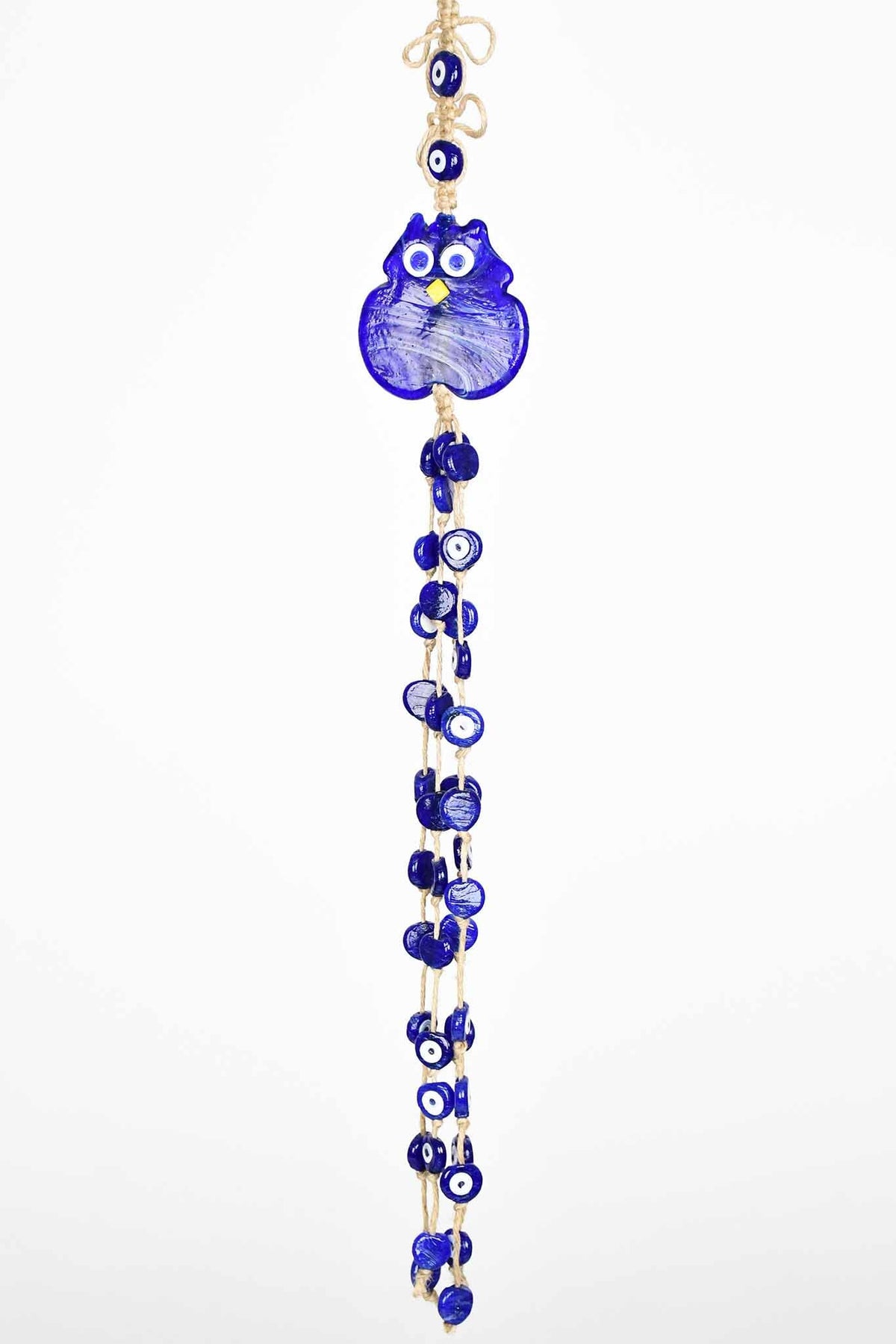 Evil Eye Wall Hanging Long Owl Ornament Blue Design 1 Evil Eye Sydney Grand Bazaar 