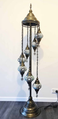 Turkish Floor Lamp 7 Glasses Lighting Sydney Grand Bazaar 