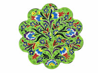 Turkish Trivet Flower Collection Light Green Ceramic Sydney Grand Bazaar 7 