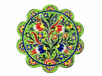 Turkish Trivet Flower Collection Light Green Ceramic Sydney Grand Bazaar 1 