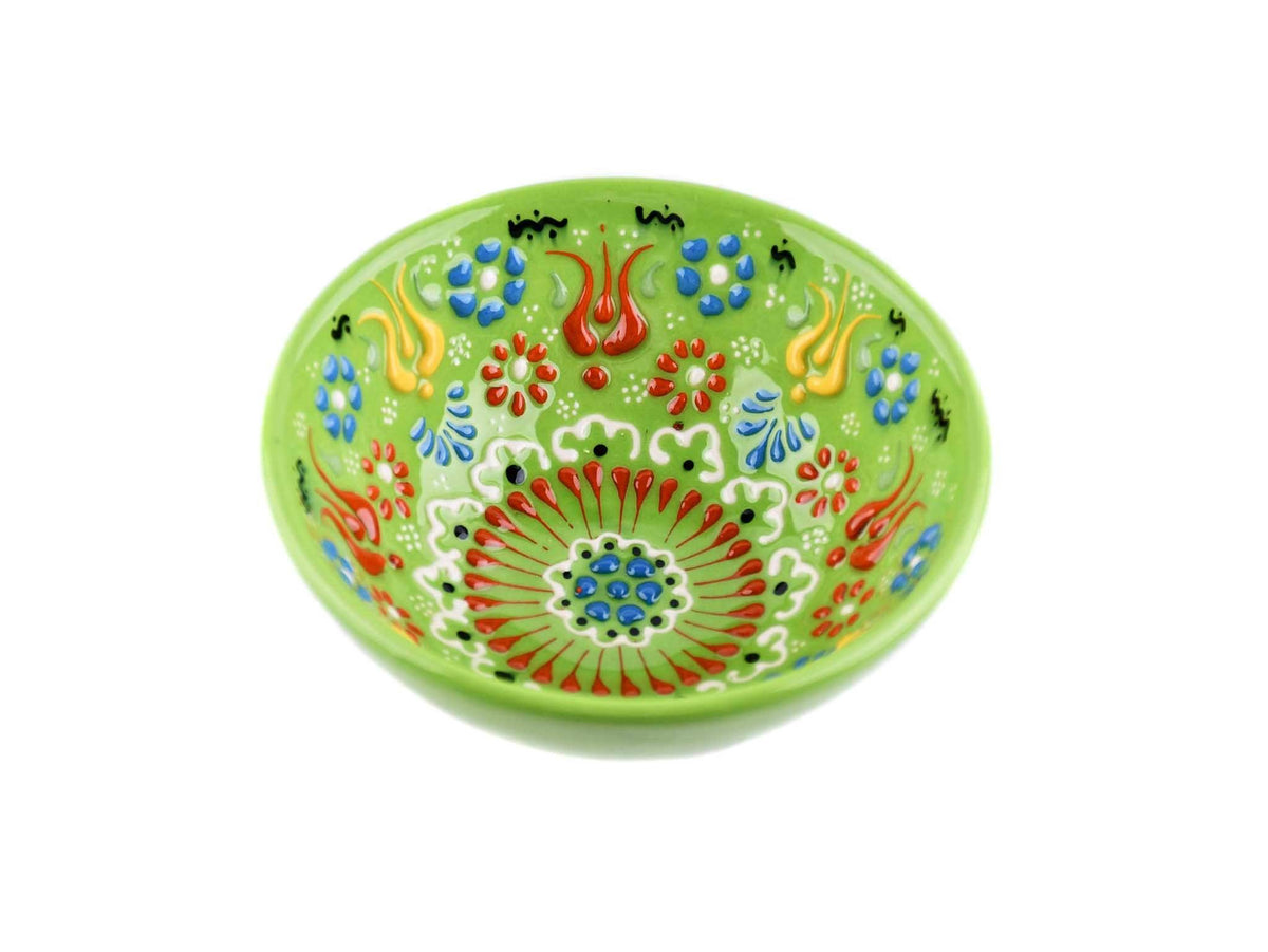10 cm Turkish Bowls Dantel New Collection Light Green Ceramic Sydney Grand Bazaar 6 
