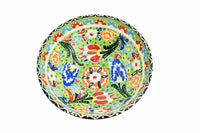 Turkish Bowls Flower Collection Light Green