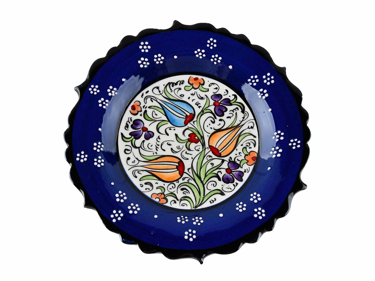 18 cm Turkish Plate Millennium Collection Blue Ceramic Sydney Grand Bazaar 