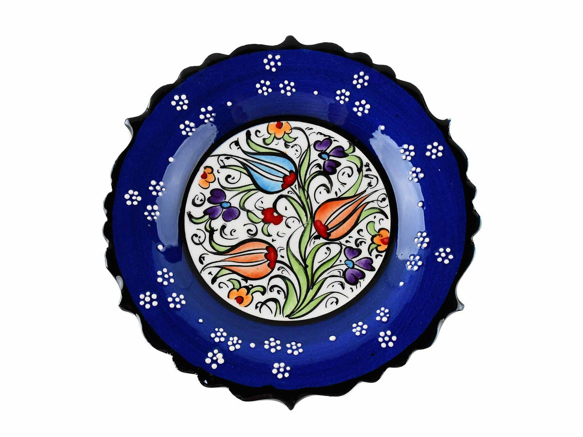 18 cm Turkish Plate Millennium Collection Blue Ceramic Sydney Grand Bazaar 