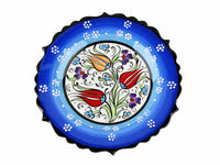 18 cm Turkish Plate Millennium Collection Blue Ceramic Sydney Grand Bazaar 