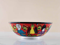 20 cm Turkish Bowls Ottoman Miniature Red Design 3 Ceramic Sydney Grand Bazaar 