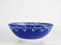 25 cm Turkish Bowls Dantel Collection Blue Design 4 Ceramic Sydney Grand Bazaar 