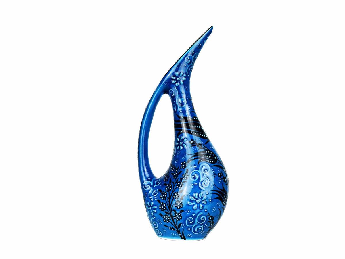 25 cm Turkish Ceramic Vase Jar Collection Turquoise Blue Ceramic Sydney Grand Bazaar 
