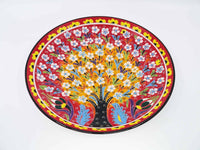 tree of life turkish plate red