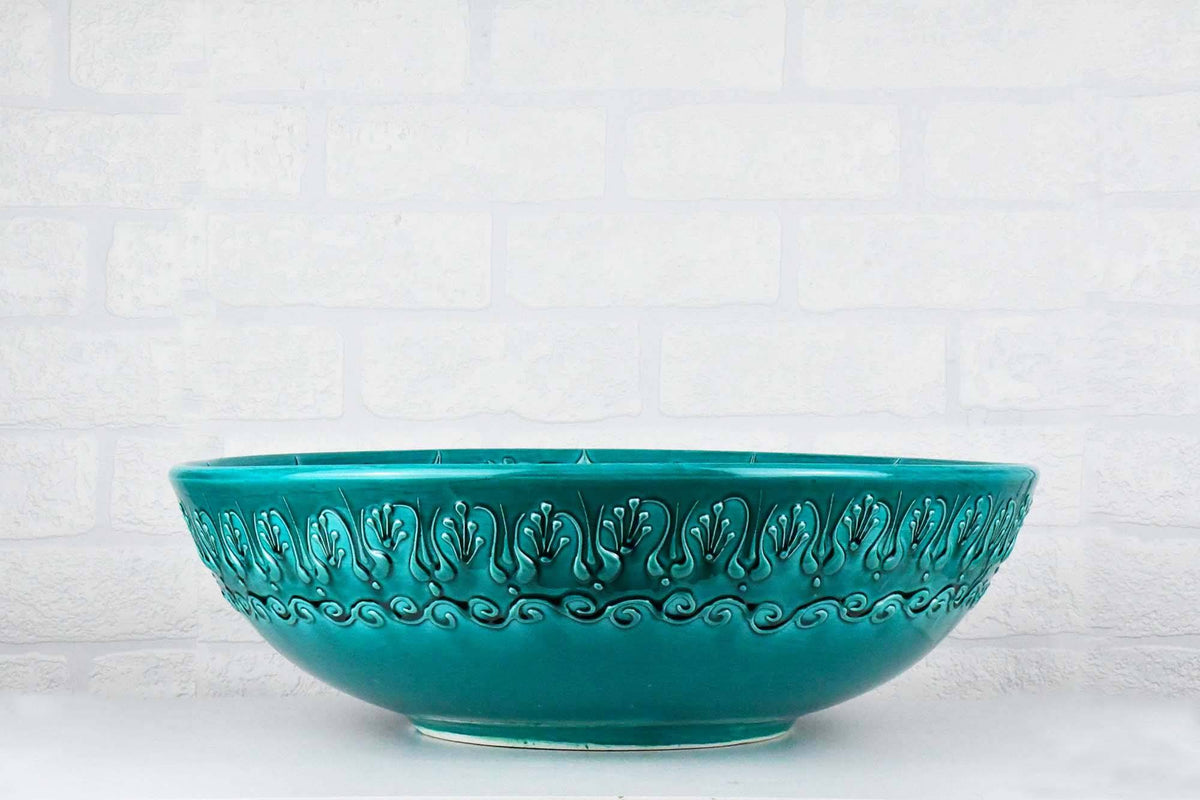 40 cm Turkish Bowls Firuze Collection Ceramic Sydney Grand Bazaar 