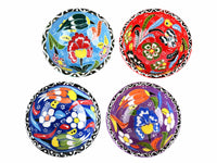 5 cm Turkish Bowl Flower Collection Set of 4 Ceramic Sydney Grand Bazaar 