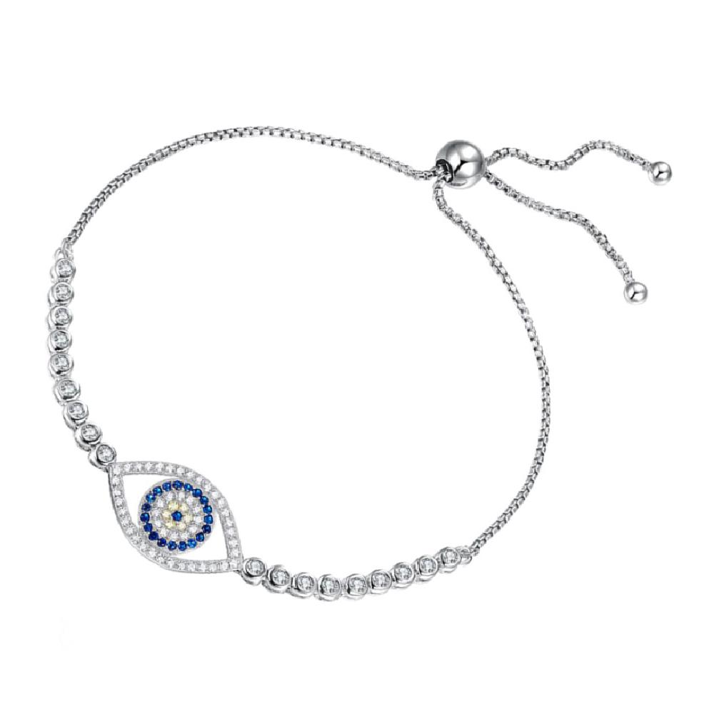 925 Evil Eye Sterling Silver Bracelet Design 3 Evil Eye Sydney Grand Bazaar 