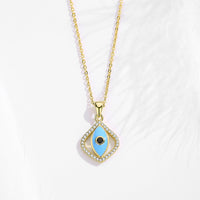 925 Silver Evil Eye Pendant Teardrop Necklace Gold Evil Eye Sydney Grand Bazaar 