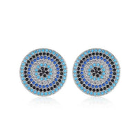 925 Silver Evil Eye Turquoise Earring Pair Evil Eye Sydney Grand Bazaar 