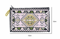 Coin Pouch Carpet Pattern Pink Green Textile Sydney Grand Bazaar 