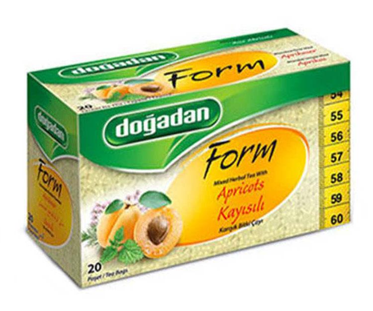 Dogadan Form Mixed Herbal Tea Apricots Turkish Pantry Dogadan 