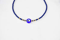 Evil Eye Bracelet Ceramic Beads Navy Evil Eye Sydney Grand Bazaar 