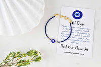 Evil Eye Bracelet Ceramic Beads Navy Evil Eye Sydney Grand Bazaar 