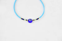 Evil Eye Bracelet Ceramic Beads Turquoise Evil Eye Sydney Grand Bazaar 