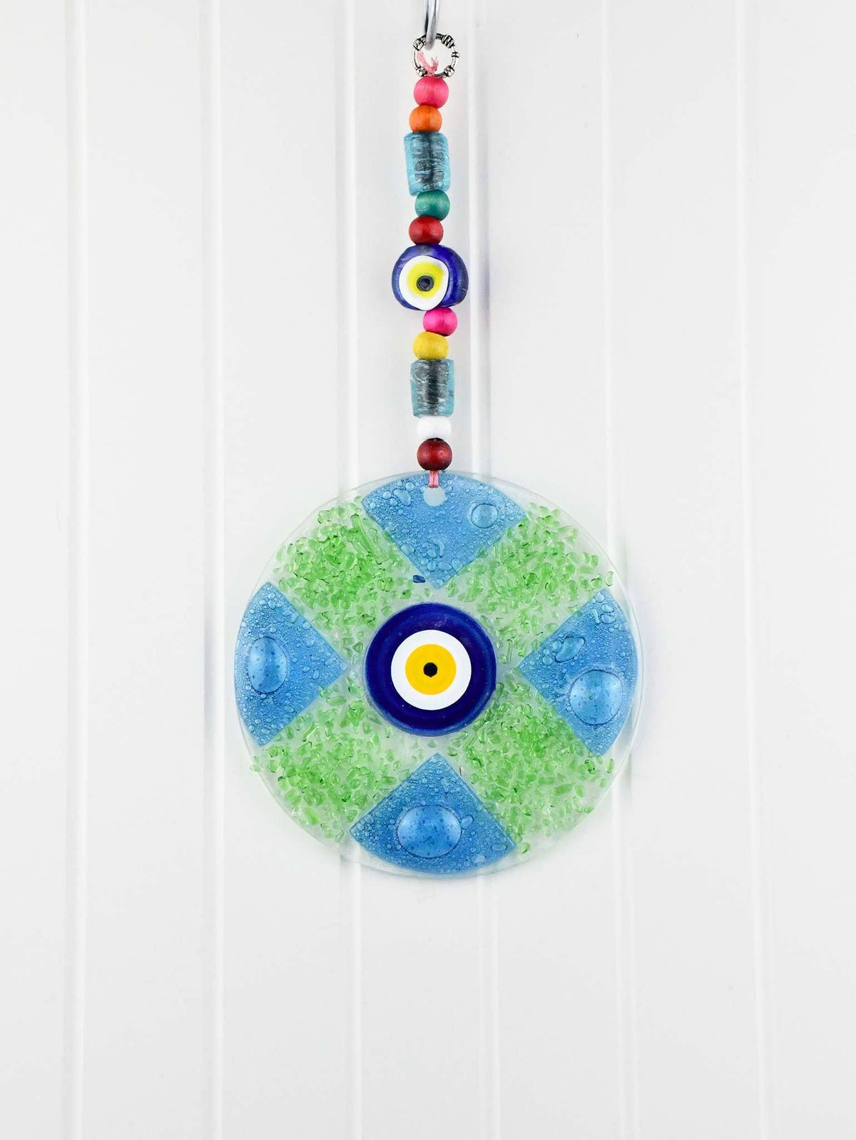 Evil Eye Fused Glass Round Shaped Small Evil Eye Sydney Grand Bazaar #11 