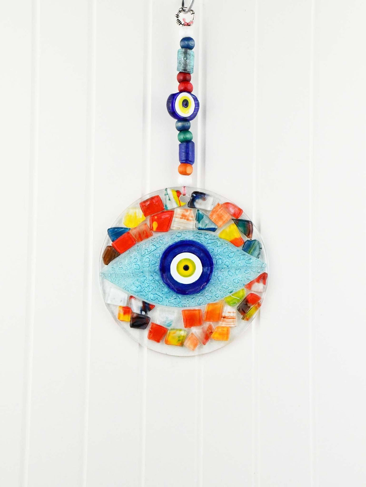 Evil Eye Fused Glass Round Shaped Small Evil Eye Sydney Grand Bazaar #8 