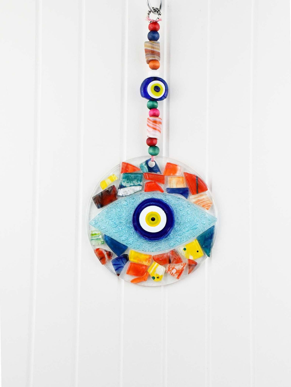 Evil Eye Fused Glass Round Shaped Small Evil Eye Sydney Grand Bazaar #9 