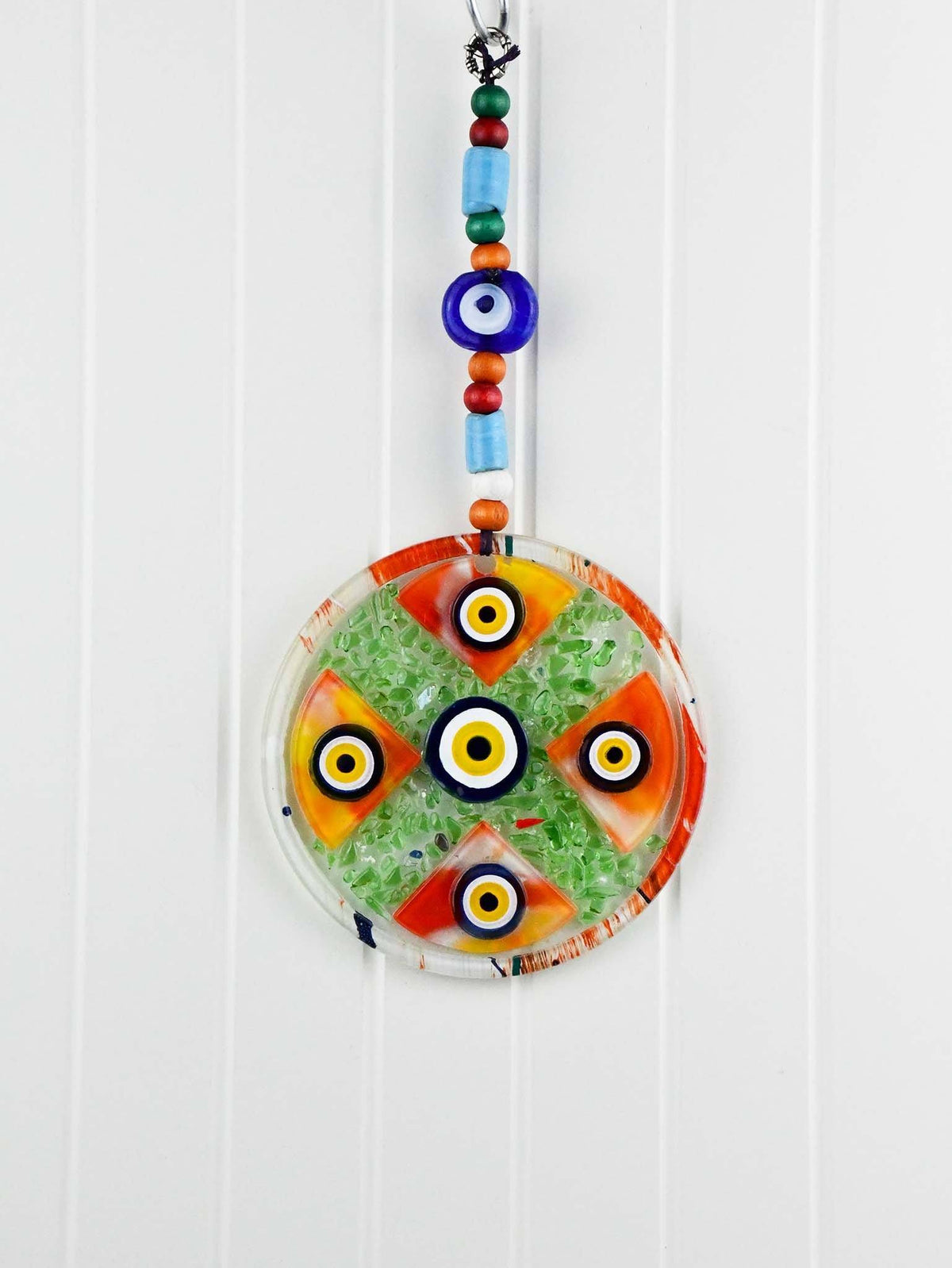 Evil Eye Fused Glass Round Shaped Small Evil Eye Sydney Grand Bazaar #4 