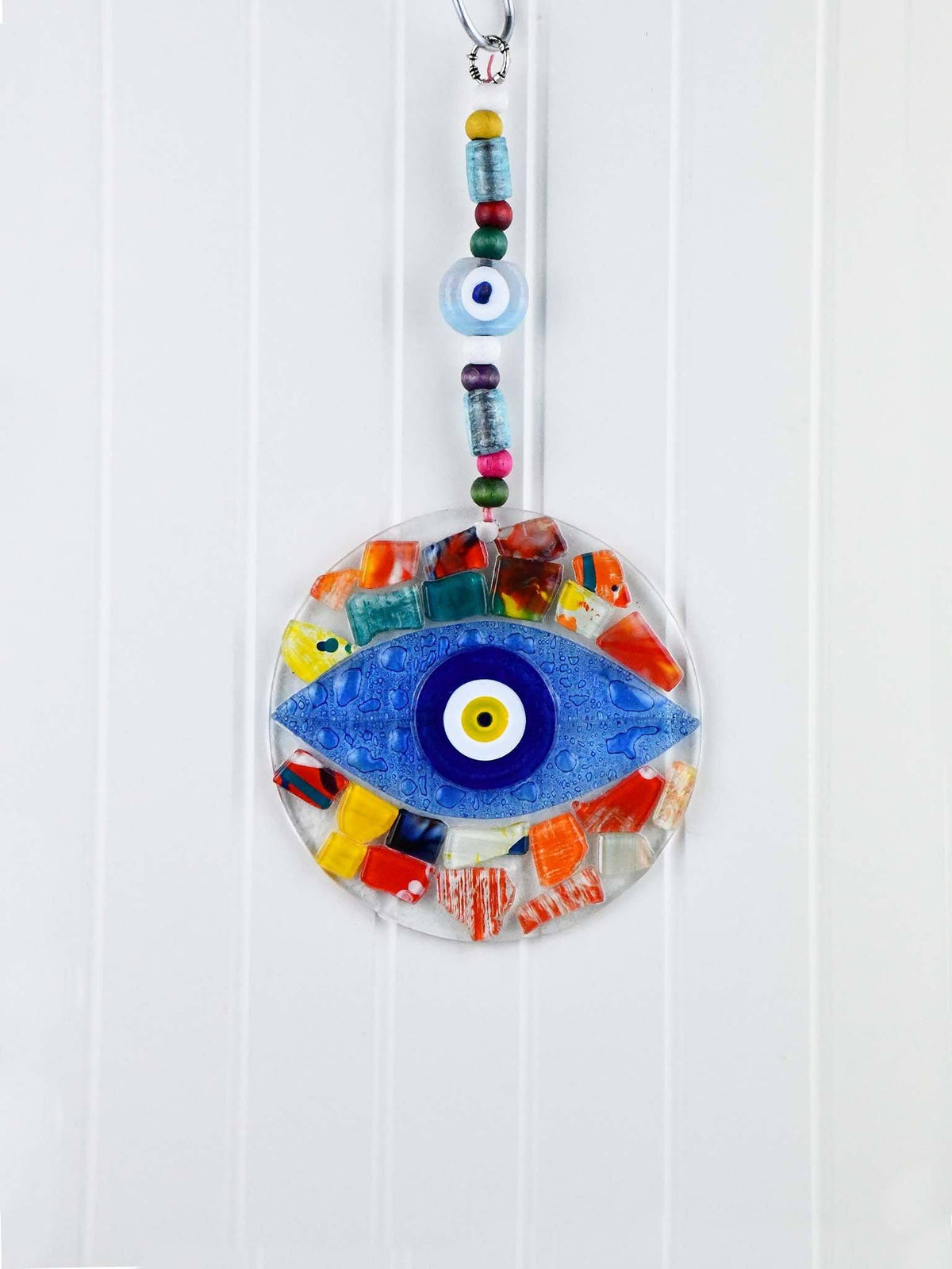 Evil Eye Fused Glass Round Shaped Small Evil Eye Sydney Grand Bazaar #5 