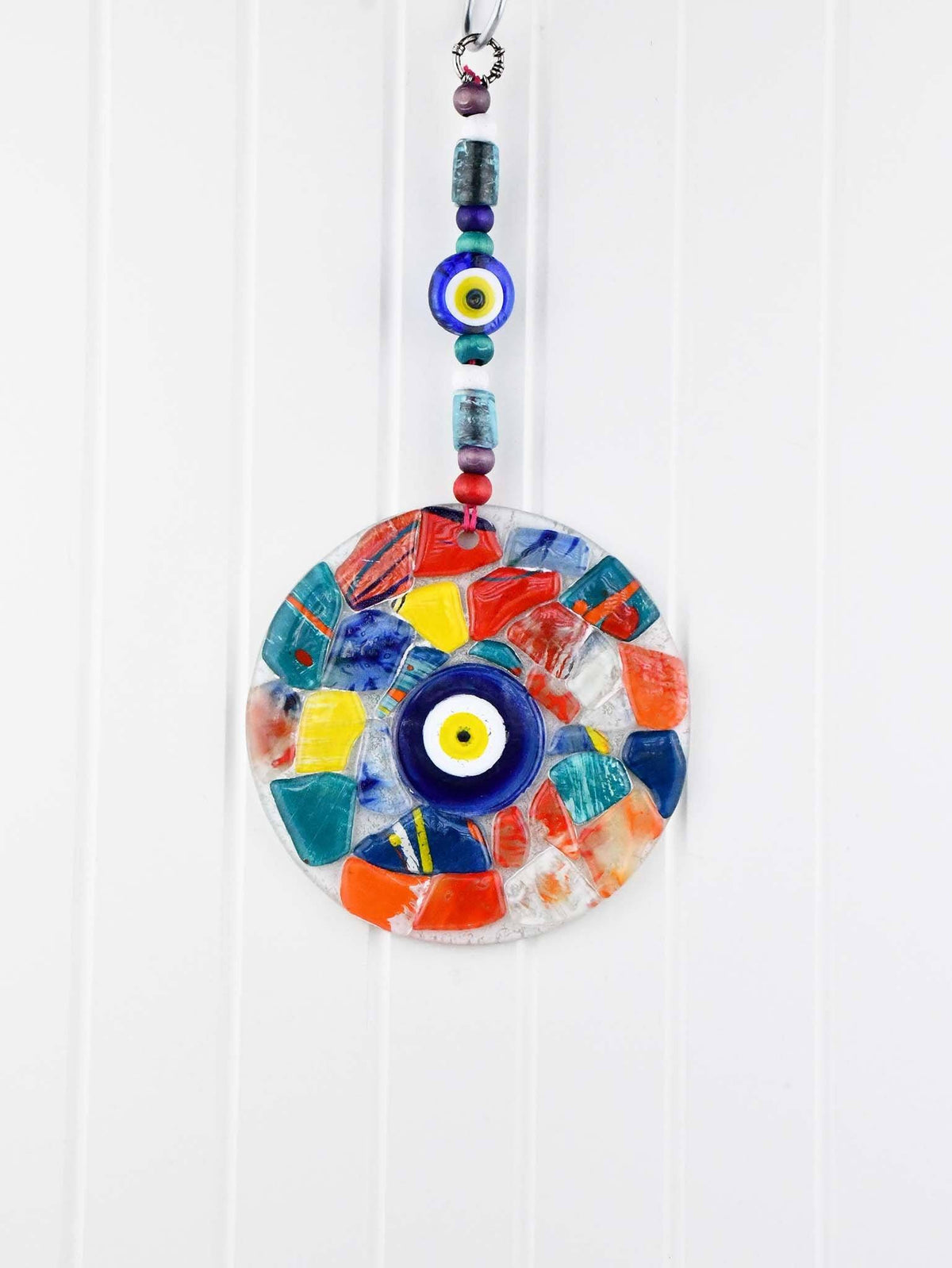 Evil Eye Fused Glass Round Shaped Small Evil Eye Sydney Grand Bazaar #15 