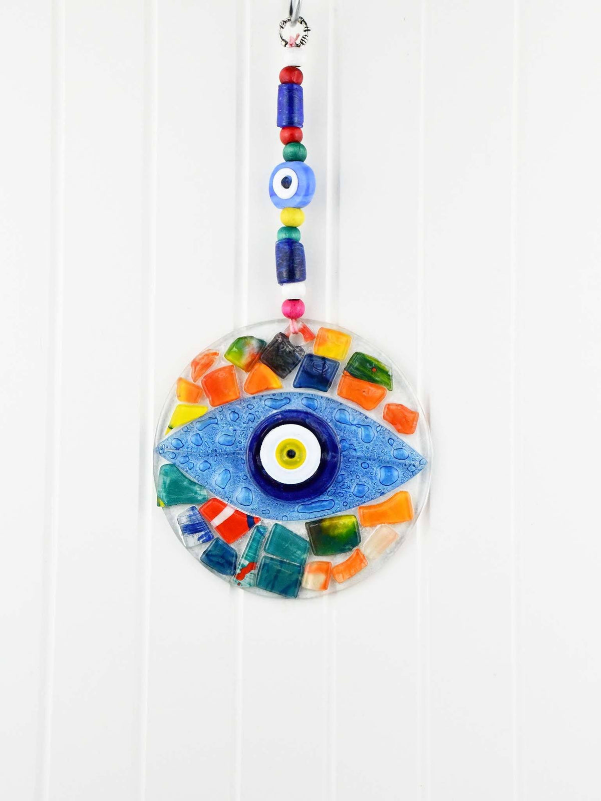 Evil Eye Fused Glass Round Shaped Small Evil Eye Sydney Grand Bazaar #7 