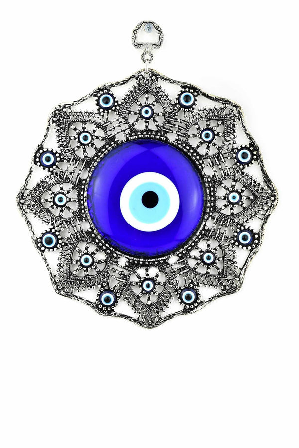 Evil Eye Glass Round Frame Large Design 1 Evil Eye Sydney Grand Bazaar 