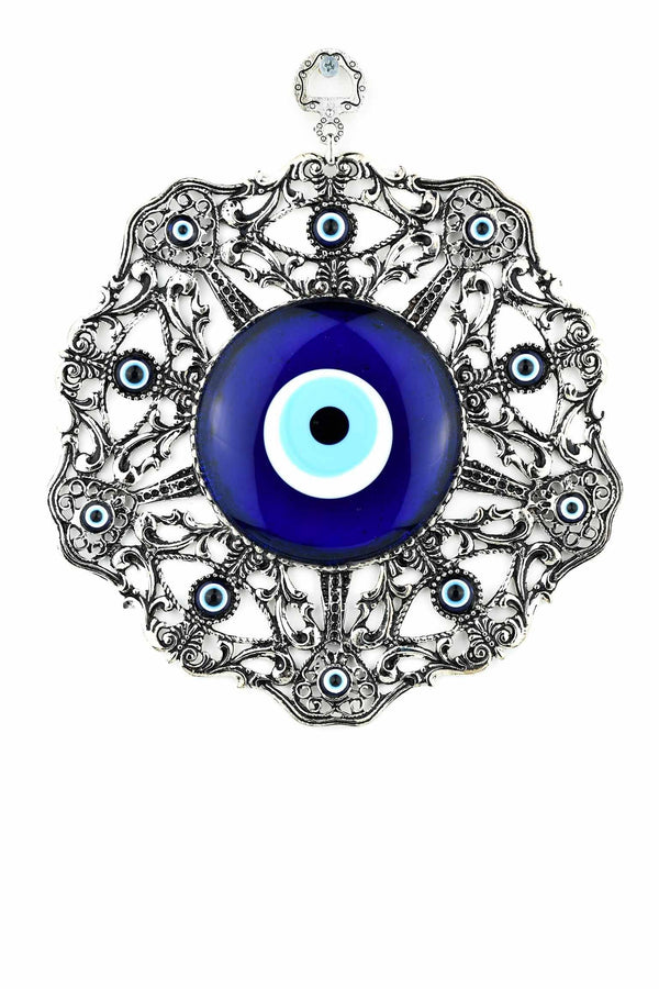 Evil Eye Glass Round Frame Large Design 3 Evil Eye Sydney Grand Bazaar 