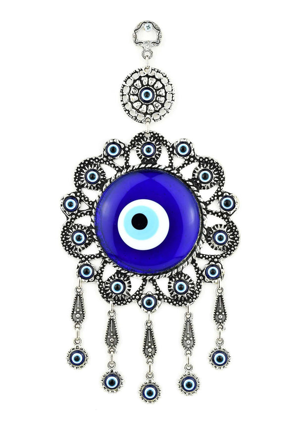 Evil Eye Glass Round Frame Medium Design 1 Evil Eye Sydney Grand Bazaar 