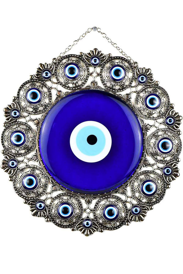 Evil Eye Glass Round Wide Frame Extra Large Design 2 Evil Eye Sydney Grand Bazaar 