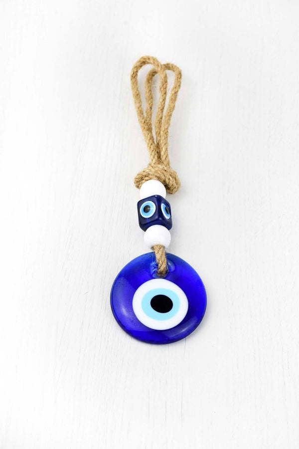 Evil Eye Glass White Beads Wall Hanging Evil Eye Sydney Grand Bazaar 