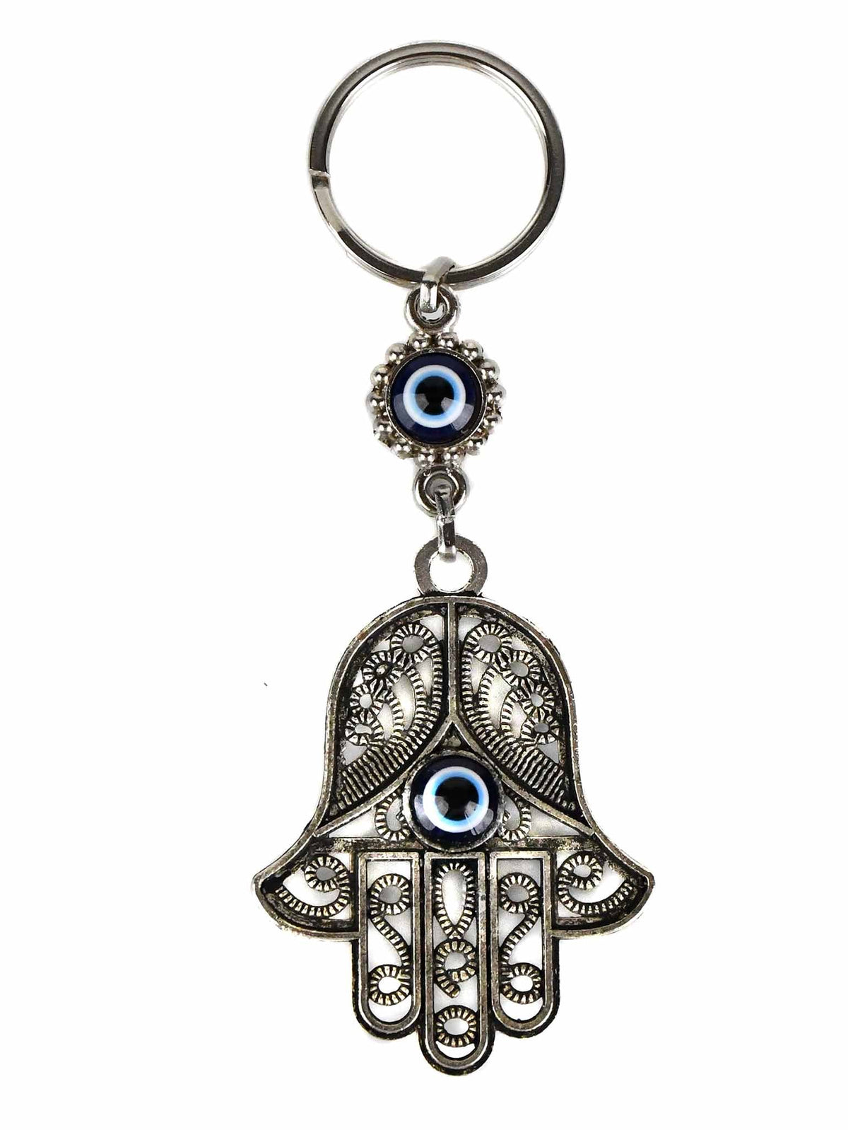 Evil Eye Keyring Hamsa Hand Filigree Evil Eye Sydney Grand Bazaar 