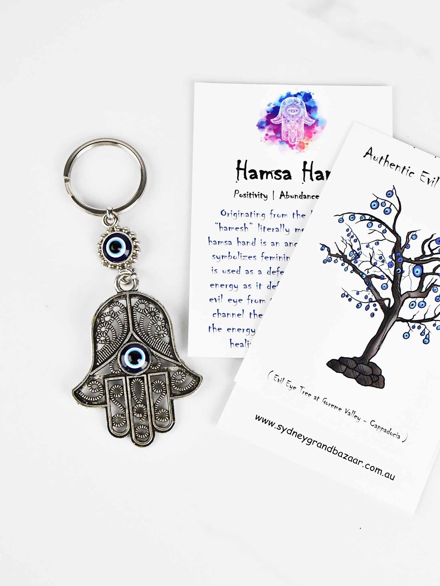 Hamsa on sale hand keyring