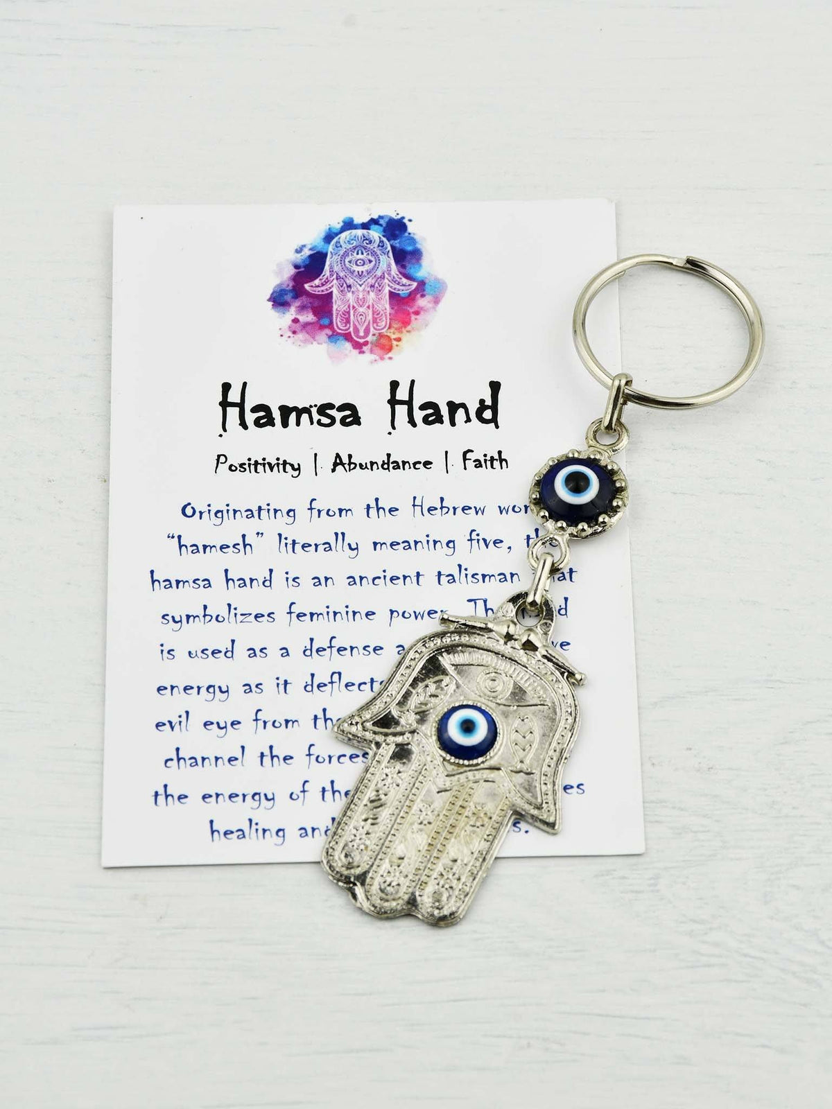 Evil Eye Keyring Hamsa Hand Metal Evil Eye Sydney Grand Bazaar 