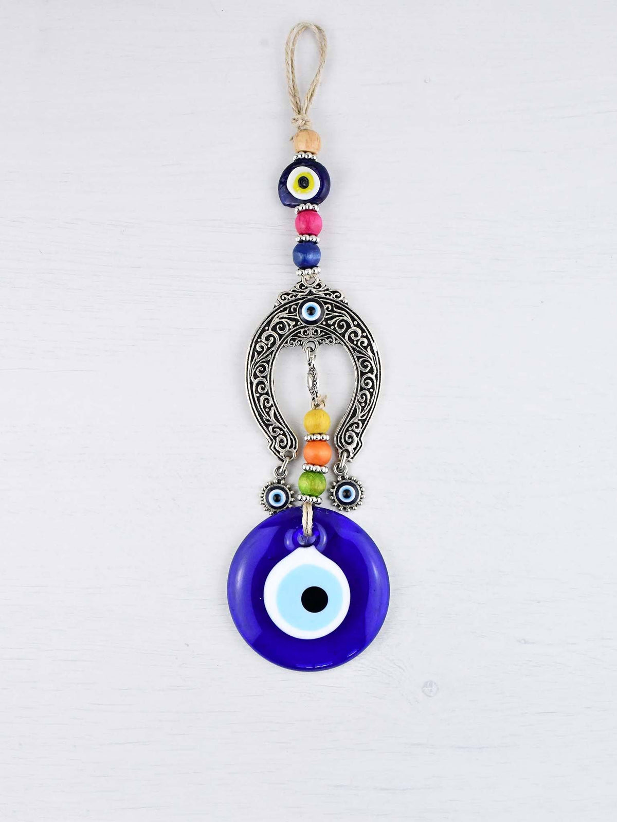 Evil Eye Wall Ornament Horseshoe