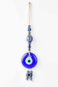 Evil Eye Wall Hanging Ball Dark Blue Evil Eye Sydney Grand Bazaar 