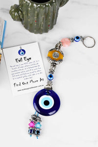 Evil Eye Wall Hanging Candy Bead Yellow Evil Eye Sydney Grand Bazaar 