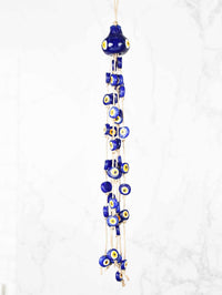 Evil Eye Wall Hanging Pomegranate Eye Beads Long Tassel Blue Evil Eye Sydney Grand Bazaar 