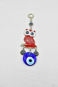 Evil Eye Wall Ornament Owl Red Evil Eye Sydney Grand Bazaar 