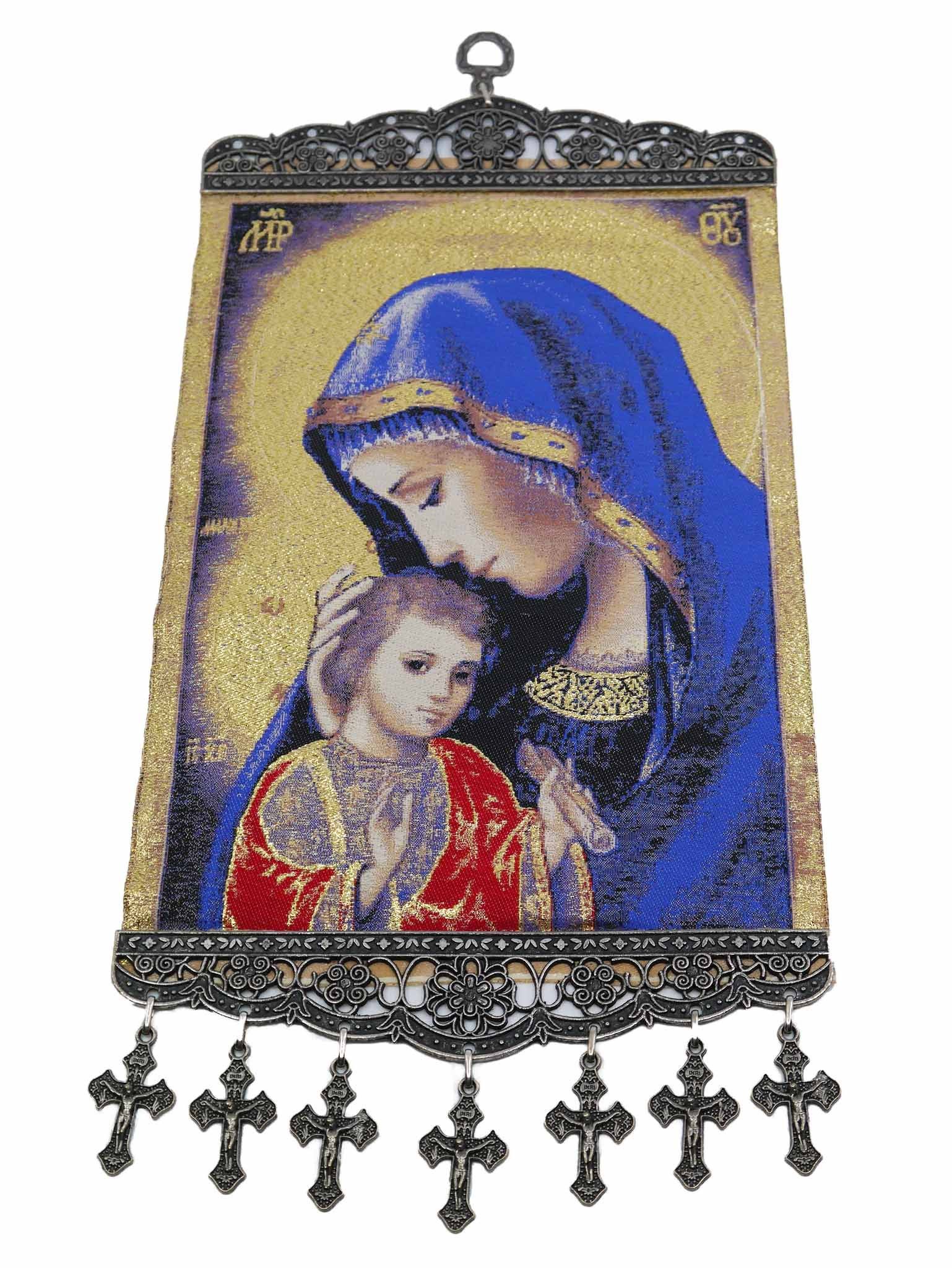 Woven Religious Tapestry Wall Hanging L13 Sydney Grand Bazaar