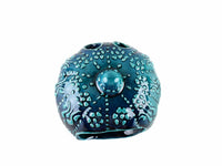 Turkish Ceramic Candle Holder Halloween Pumpkin Turquoise Green Ceramic Sydney Grand Bazaar 