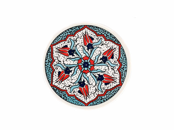 Turkish Ceramic Coaster Iznik Collection #54 Ceramic Sydney Grand Bazaar 